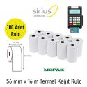 56x16 Pos Rulosu 10 paket - 100 Rulo
