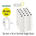 56x16 Pos Rulosu 10 paket - 100 Rulo